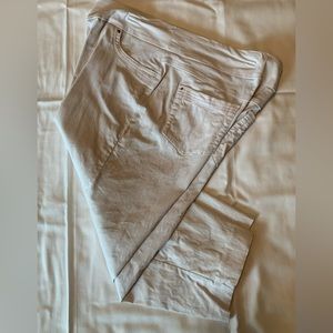 Westbound Petites Light Grey Crop Stretch Pants Size 14 P